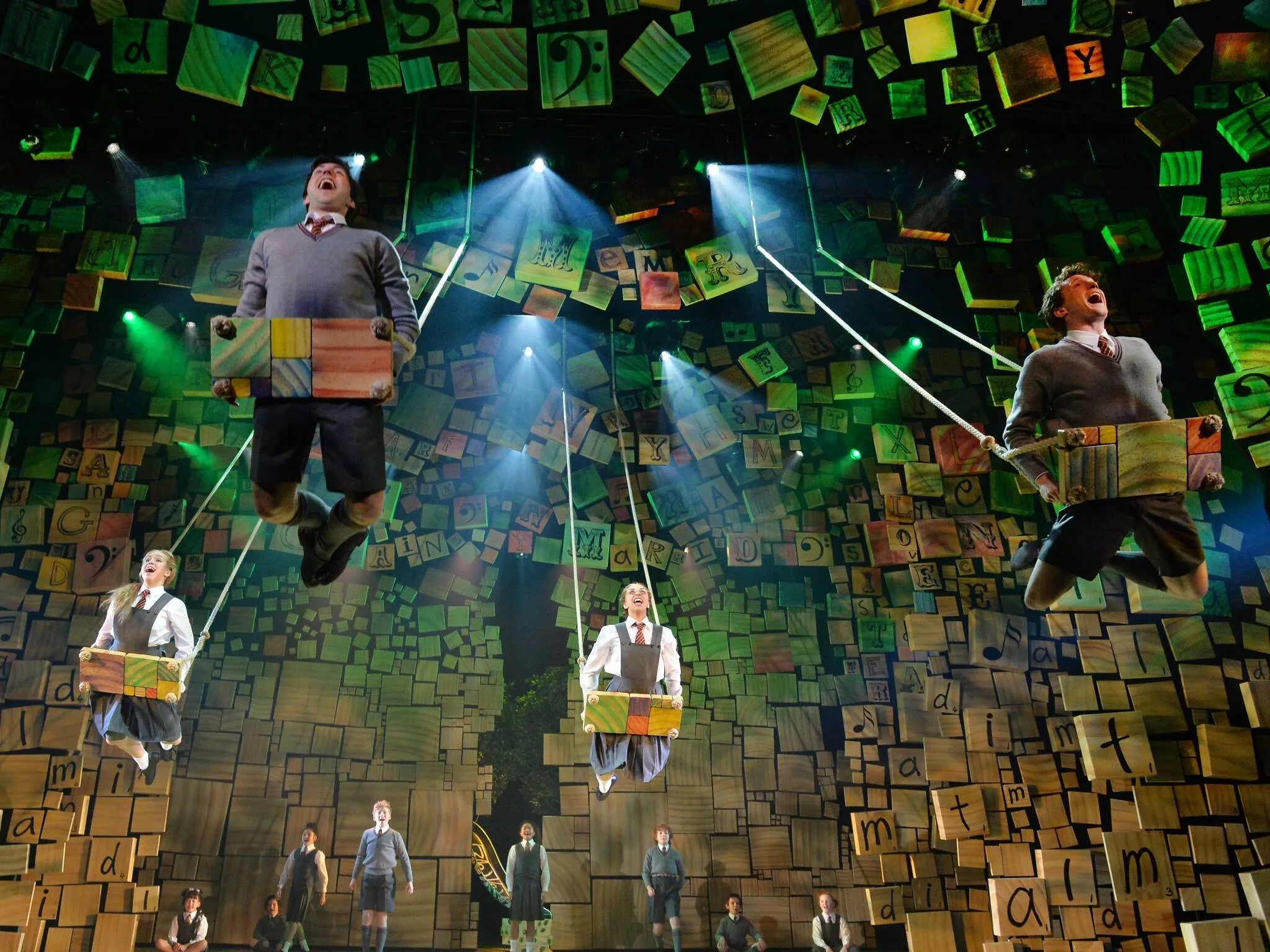 Production still of Matilda the Musical