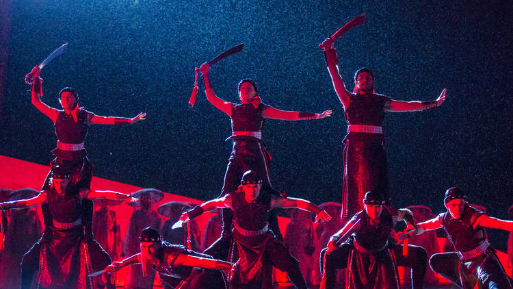 Turandot 2016 sword dancers (Photograph: Daniel Boud)