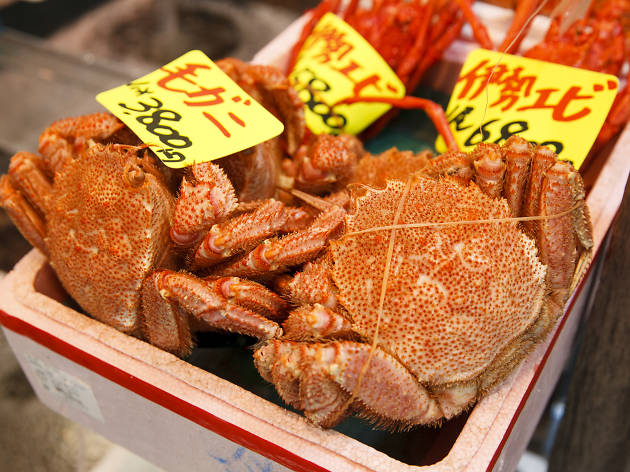 Tsukiji fish market walk Tsukiji fish market walk