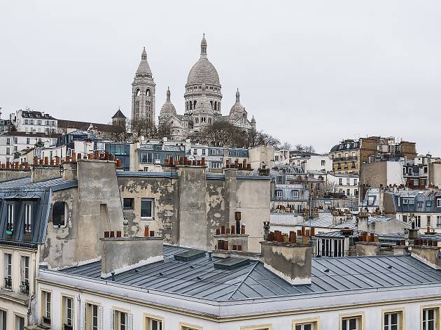 Paris vu d'en haut toits parisiens rooftop Montmartre Paris vu d'en haut toits parisiens rooftop Montmartre