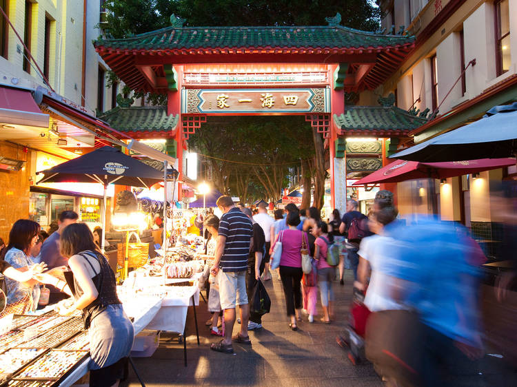 Go shopping at Chinatown Night Markets