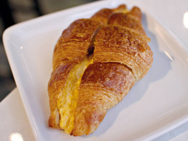 Salted egg croissant Salted egg croissant