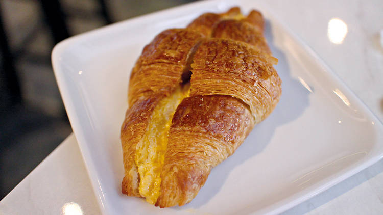 Salted egg croissant