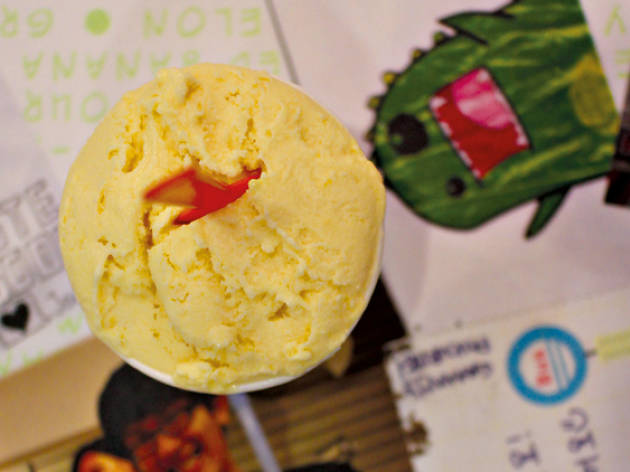 Salted egg yolk ice cream Salted egg yolk ice cream