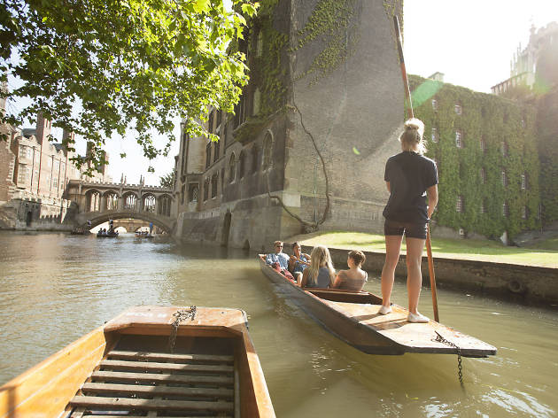 Posing in a punt Posing in a punt