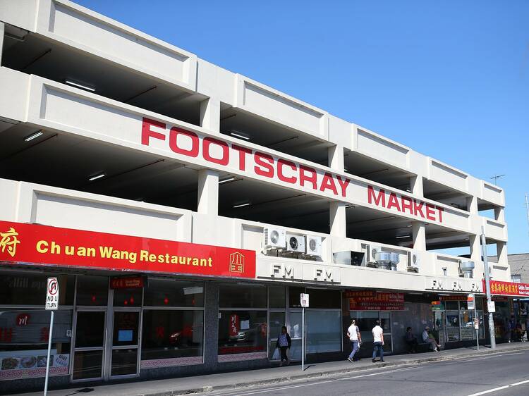 The exterior of the Footscray Market