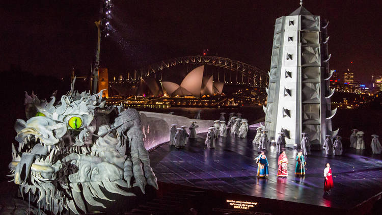 Wide shot feat whole stage (Photograph: Daniel Boud)