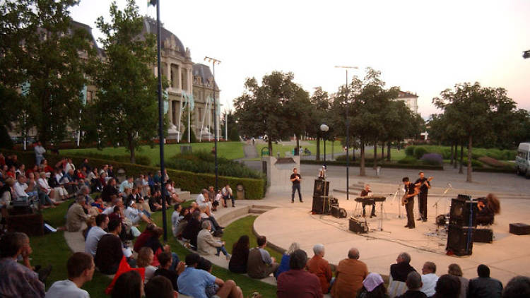 Outdoor gig at Lausanne Festival 