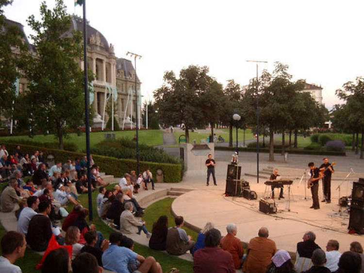 Outdoor gig at Lausanne Festival 