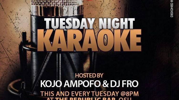 Tuesday night karaoke,Republic,Accra/Ghana