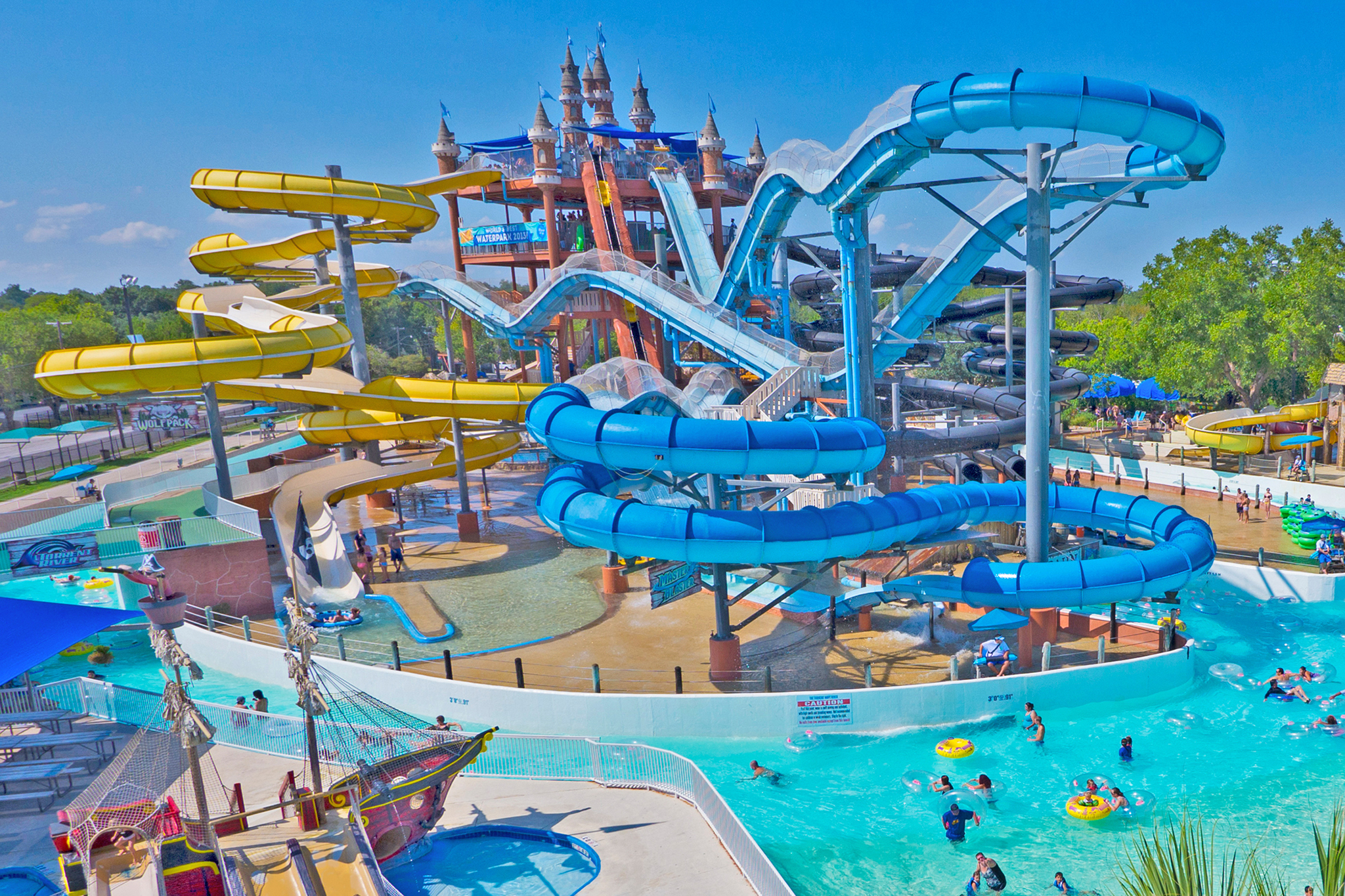 The perfect journey water park for grown usawith massive slides - Food Rips