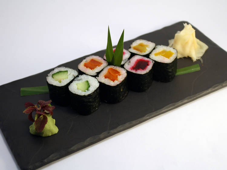 Children's sushi master class at Inamo Camden