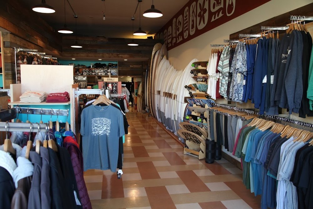 Surf store clothing stores