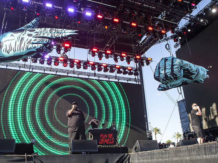 Bernie Sanders, Nas and DJ Shadow make cameos during Run the Jewels' Coachella 2016 set