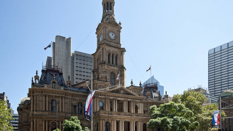 Sydney Town Hall 2012 exterior daylight March 16 image (c) City of Sydney photographer credit Paul Patterson