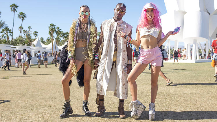 Street style at Coachella 2016; weekend 1; day 3