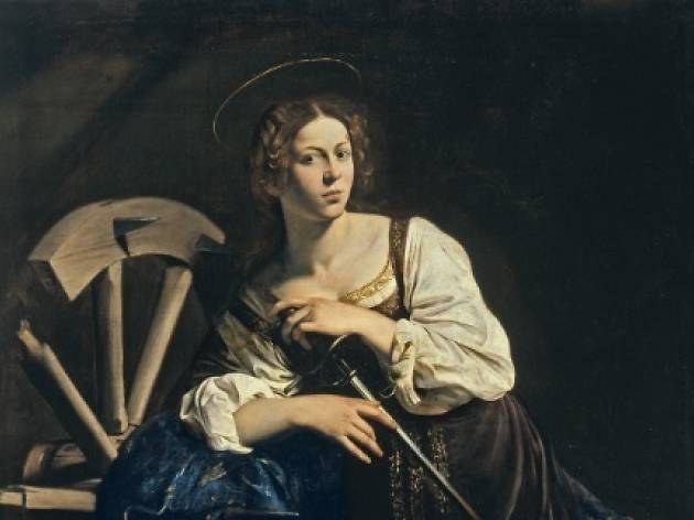 Caravaggio, Saint Catherine of Alexandria Caravaggio, Saint Catherine of Alexandria