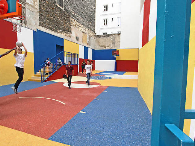 Les 5 plus beaux terrains de basket de Paris © Emmanuel Chirache