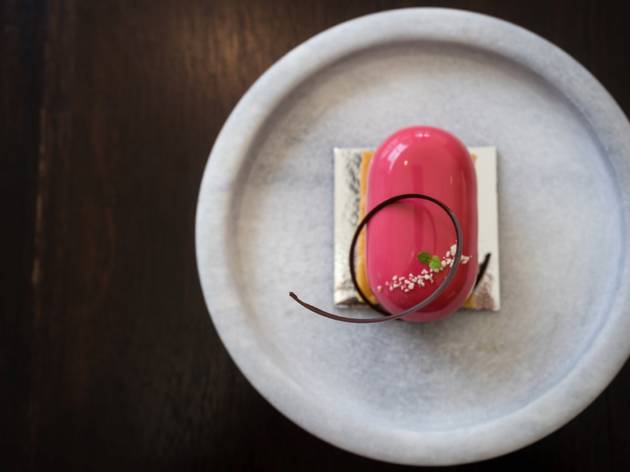 Dessert at Koi pink dessert at Koi