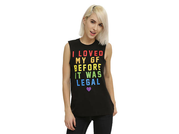 Loved My GF Before It Was Legal Girls Muscle Top from Hot Topic Loved My GF Before It Was Legal Girls Muscle Top from Hot Topic