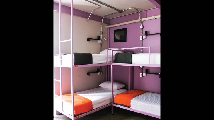 Twin Bed Ensuite and King Size Bed at Silom Art Hostel