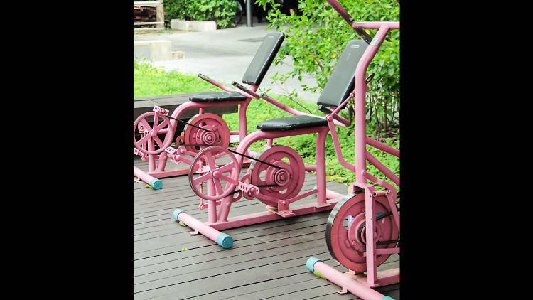 exercise machine at park@siam