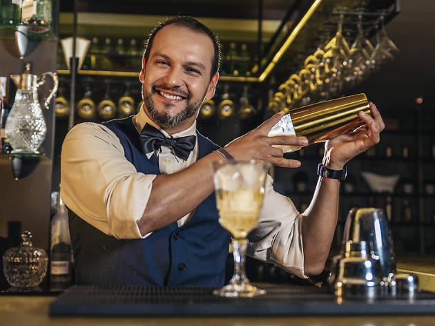 Eight reasons why being a bartender is way harder than you think Minutes after this photo was taken this man was sat on a box of pork scratchings, sobbing uncontrollably.