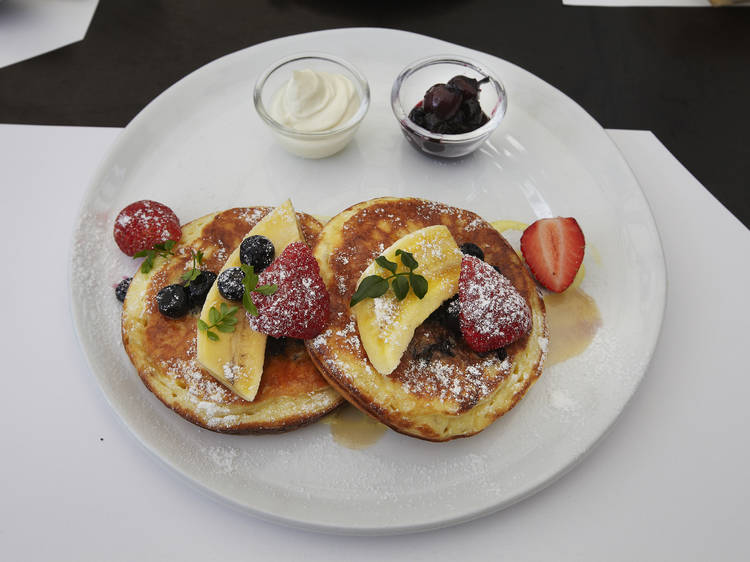 Blueberry pancakes of The Queens Park