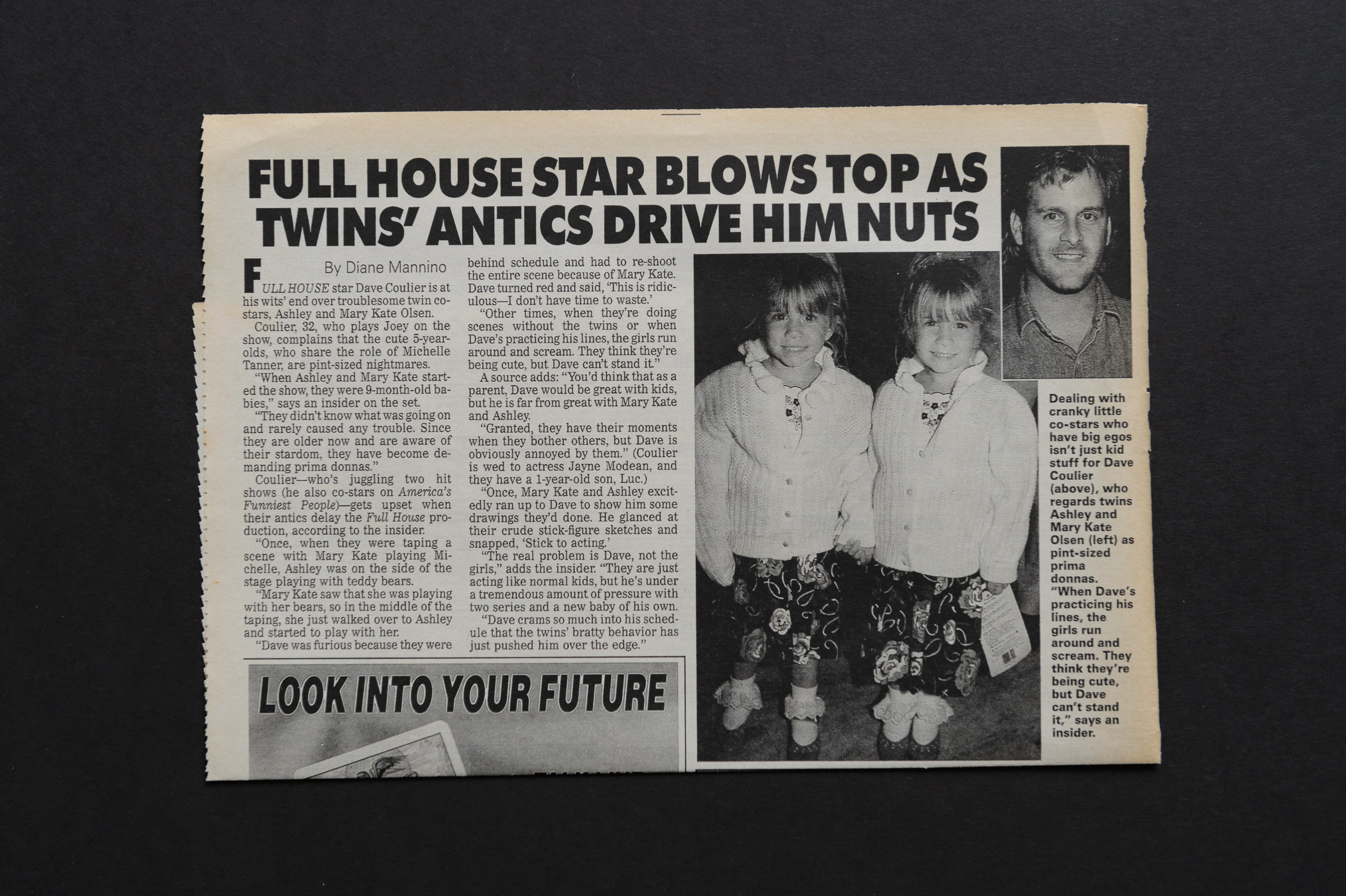 We went to "The Olsen Twins Hiding from the Paparazzi" exhibit and here’s what we saw