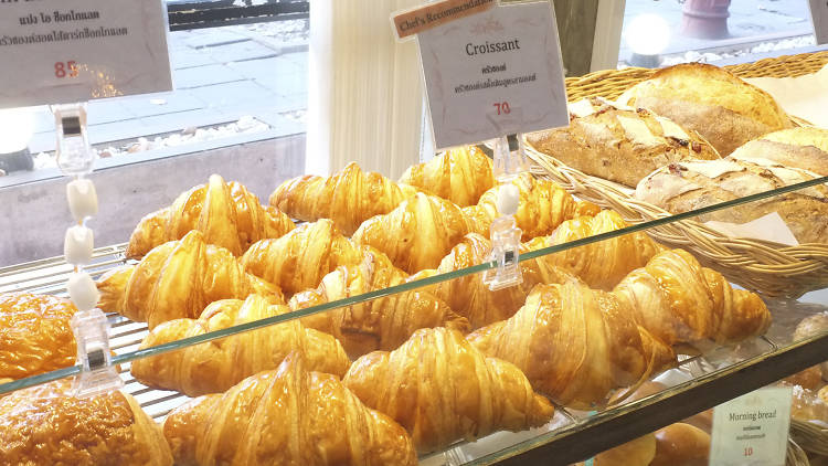 a croissant at La Montee Seoul