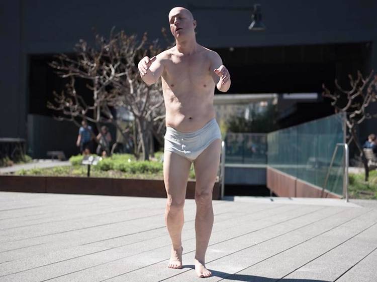 Controversial sleepwalker sculpture wakes up the High Line