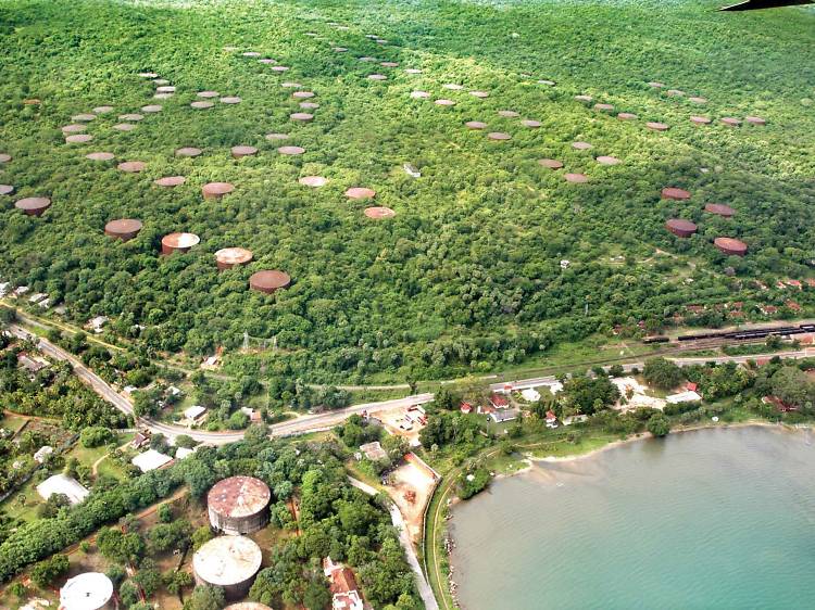 Trincos lost WWII oil tanks