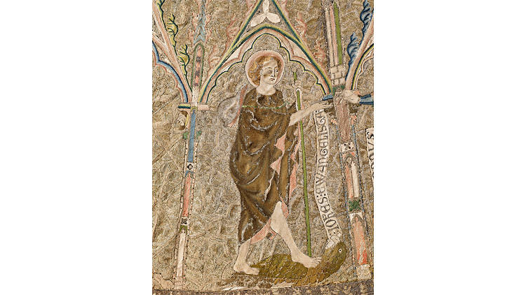 The Toledo Cope (detail of Saint John the Evangelist) 1320–30