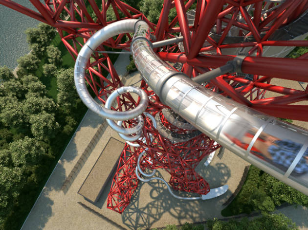 The ArcelorMittal Orbit slide The ArcelorMittal Orbit slide