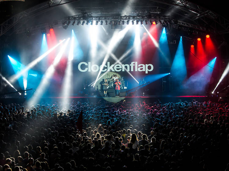 Clockenflap 2014 Tenacious D on stage