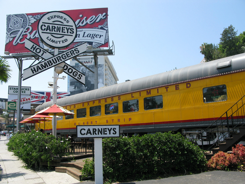 Sunset Strip Restaurants Bars Clubs And Other Landmarks Carney S Restaurant