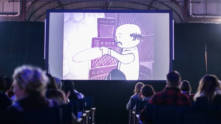 Film at Queen Victoria Night Market