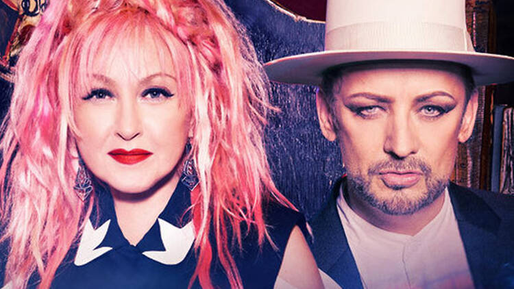 Cyndi Lauper and Boy George