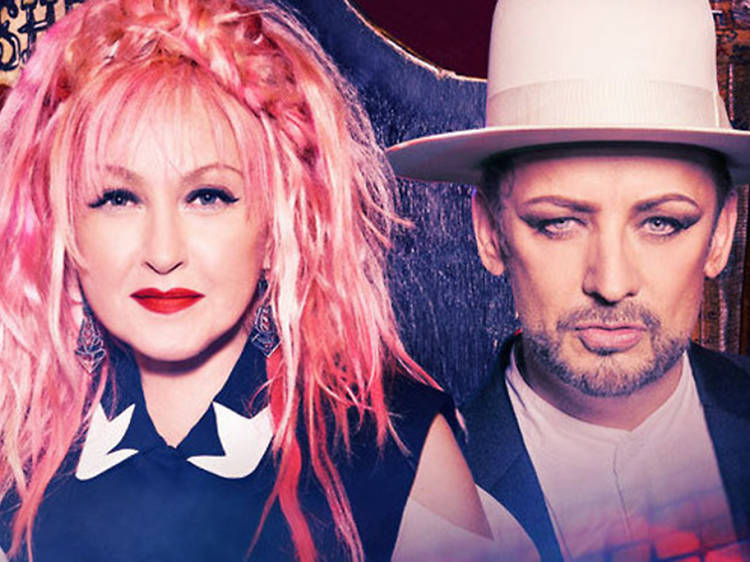 Cyndi Lauper and Boy George