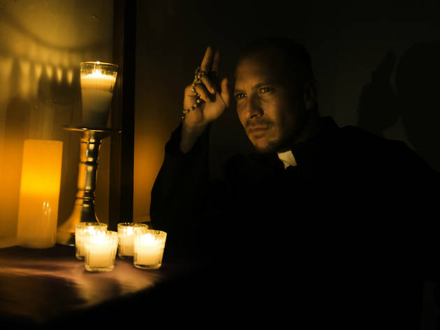 Salvador Zerboni en El Sacerdote Salvador Zerboni en la obra El Sacerdote