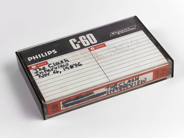 Punk 1976-78 Original tape cassette of the Clash’s first interview for New Musical Express 4 November 1976
