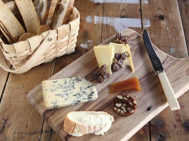 Stinking Bishops cheese Cheese on a board