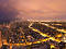 Lakeview skyline night