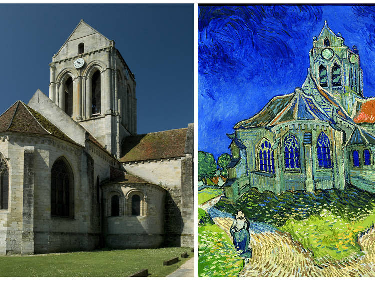 Admire the legendary église d’Auvers