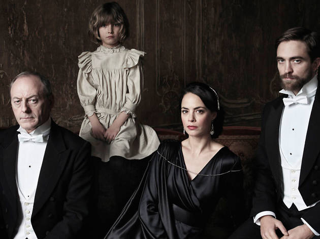 The Childhood of a Leader The Childhood of a Leader cast in front of the camera in a classic photograph setting