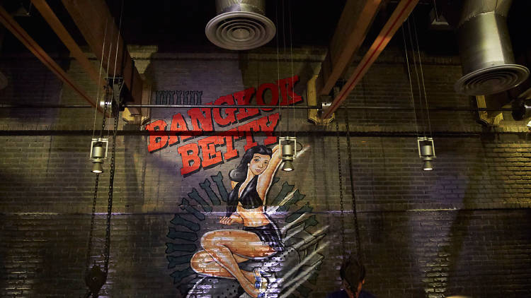 Bangkok betty is an unusual vintage themed bar and restaurant