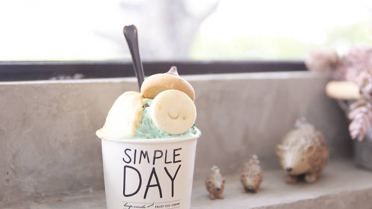 The Simple Day ice cream is a simply happiness in a cup