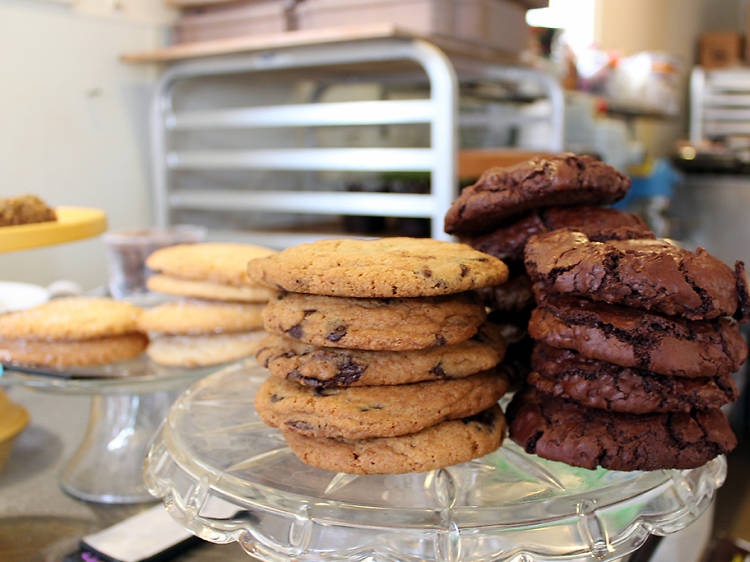 Double chocolate cookie at WildFlour Pastry, Charleston, SC
