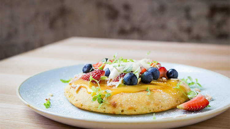 The giant pancake from Kansas City Shuffle