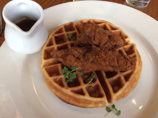 Chicken and waffles at 1300 on Fillmore